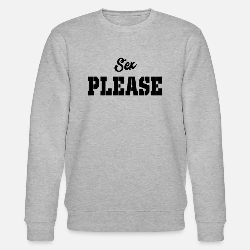 sex bitte - Stanley/Stella Unisex Bio-Sweatshirt CHANGER  - Grau meliert