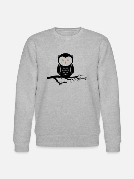 owl_02 - Sweat bio CHANGER Stanley/Stella Unisexe - gris chiné