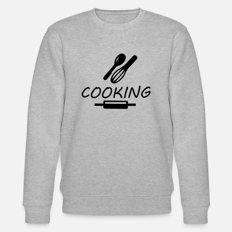 Cooking Bake Kitchen - Stanley/Stella CHANGER Unisex Organic Sweatshirt - heather grey