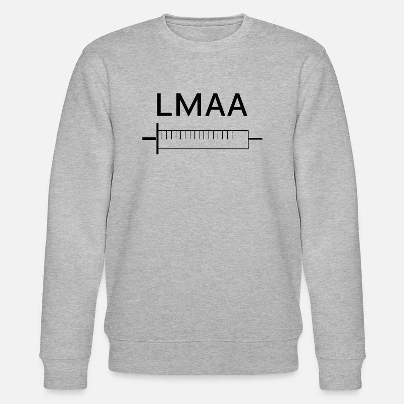 spritze lmaa - Stanley/Stella Unisex Bio-Sweatshirt CHANGER  - Grau meliert