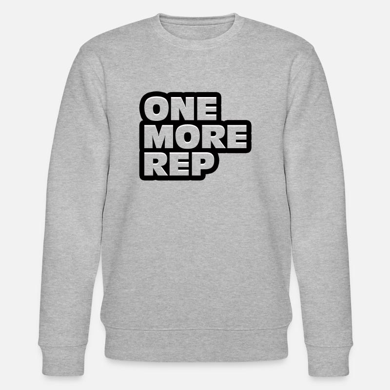 One More Rap - Stanley/Stella Unisex Bio-Sweatshirt CHANGER  - Grau meliert