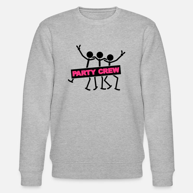 Party Crew Team - Sweat bio CHANGER Stanley/Stella Unisexe - gris chiné
