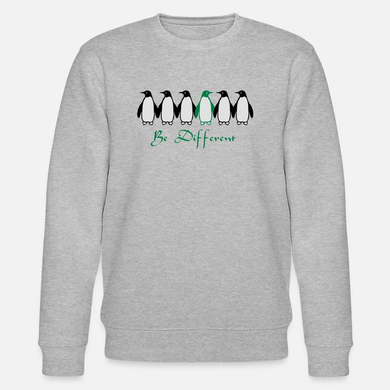 Be Different - Stanley/Stella Unisex Bio-Sweatshirt CHANGER  - Grau meliert