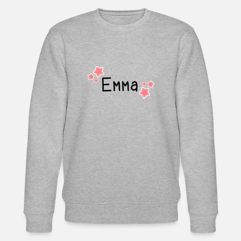 Name - Emma - Stanley/Stella Unisex Bio-Sweatshirt CHANGER  - Grau meliert