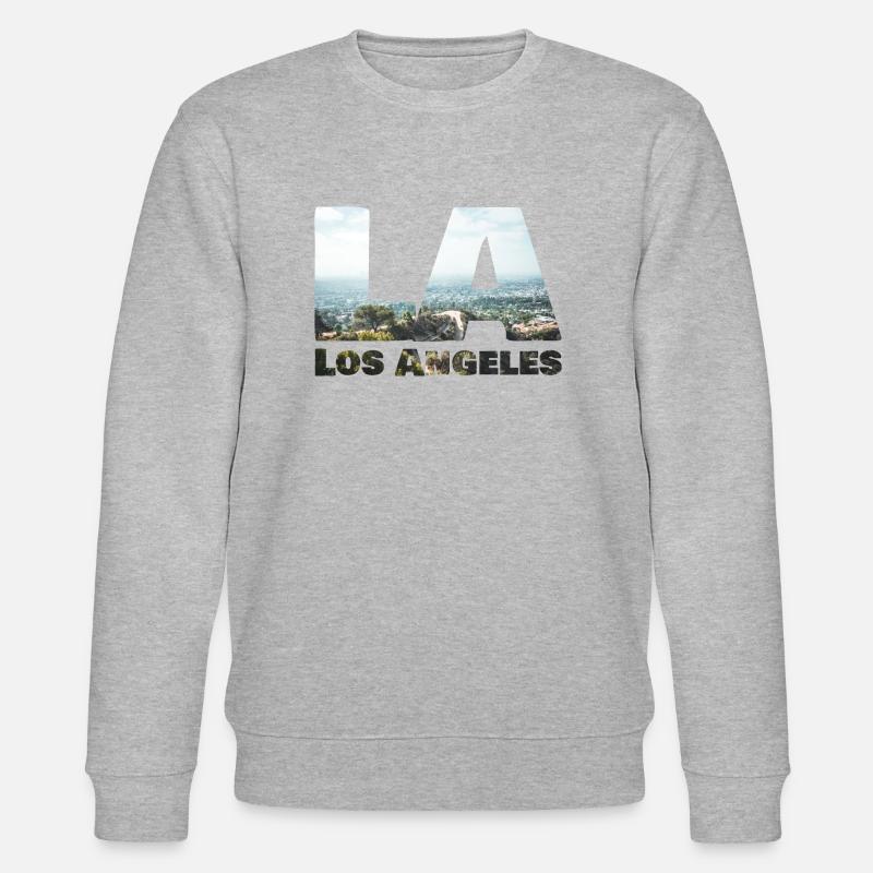 Los Angeles - Sweat bio CHANGER Stanley/Stella Unisexe - gris chiné