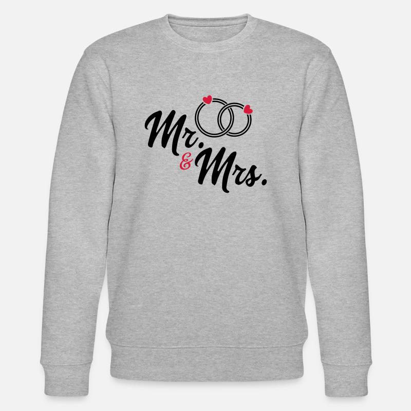 Ehepaar - Stanley/Stella Unisex Bio-Sweatshirt CHANGER  - Grau meliert
