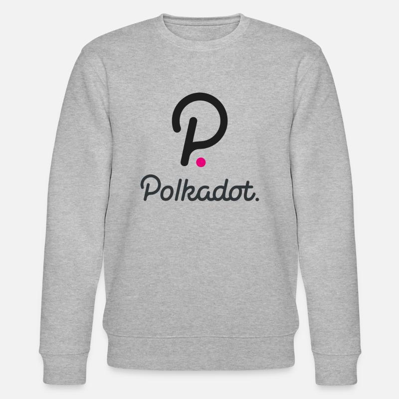 Polkadot Krypto - Stanley/Stella Unisex Bio-Sweatshirt CHANGER  - Grau meliert