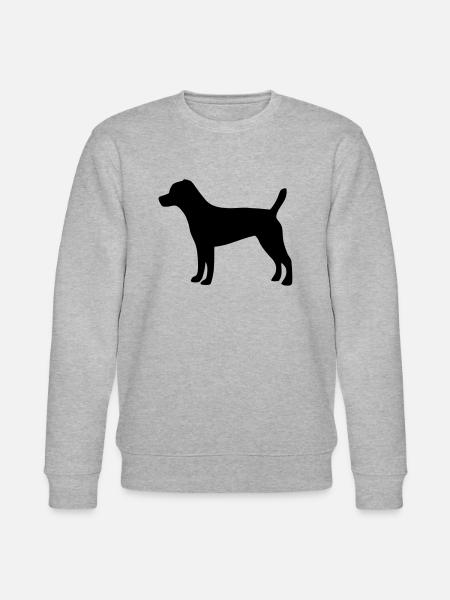 Patterdale Terrier - Stanley/Stella Unisex Bio-Sweatshirt CHANGER - Grau meliert