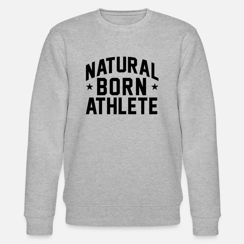 Natural Born Athlete - Stanley/Stella Unisex Bio-Sweatshirt CHANGER  - Grau meliert