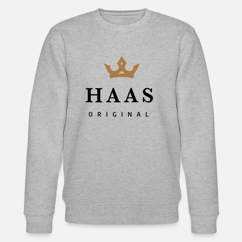 Haas - Sweat bio CHANGER Stanley/Stella Unisexe - gris chiné