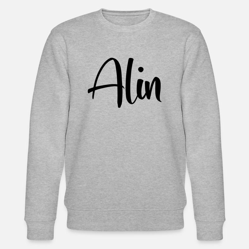 Name - Alin - Stanley/Stella Unisex Bio-Sweatshirt CHANGER  - Grau meliert
