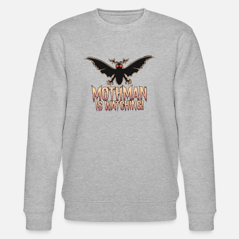 MOTHMAN REGARDE - Sweat bio CHANGER Stanley/Stella Unisexe - gris chiné
