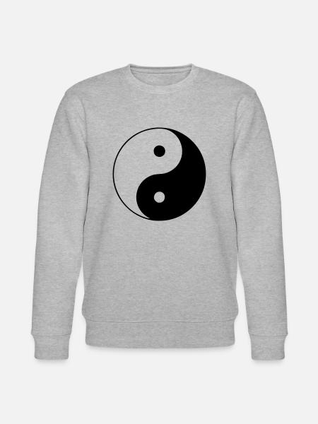 Yin Yang - Stanley/Stella CHANGER Unisex Organic Sweatshirt - heather grey