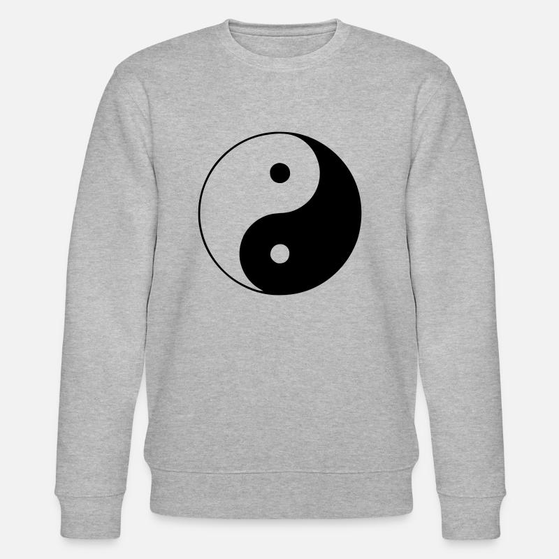 Ying Yang - Stanley/Stella Unisex Bio-Sweatshirt CHANGER  - Grau meliert