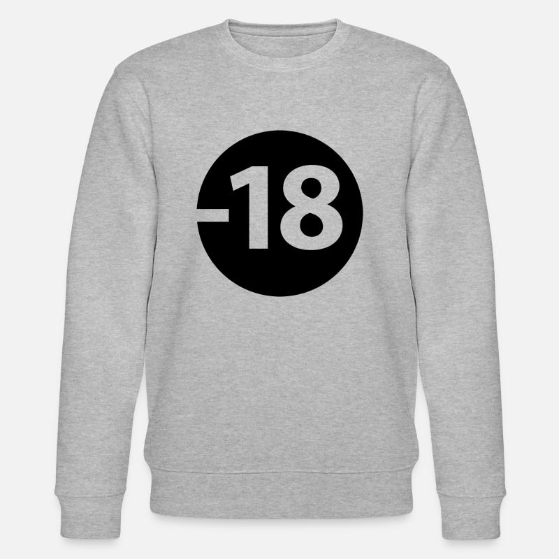 unter 18 Jahren - Stanley/Stella Unisex Bio-Sweatshirt CHANGER - Grau meliert