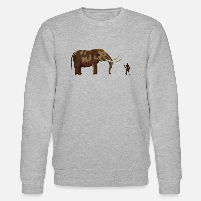 Mammoth and hunter - Stanley/Stella CHANGER Unisex Organic Sweatshirt - heather grey