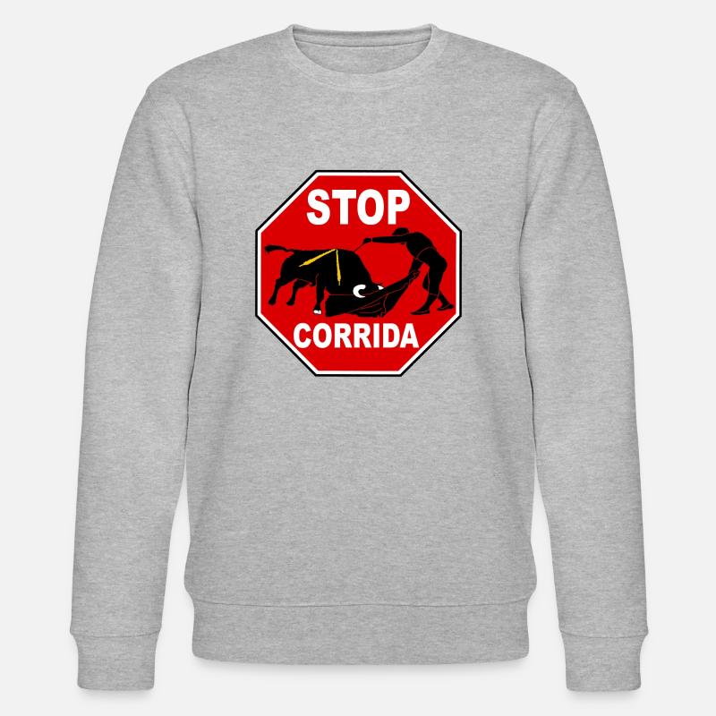 Stop corrida - Sweat bio CHANGER Stanley/Stella Unisexe - gris chiné