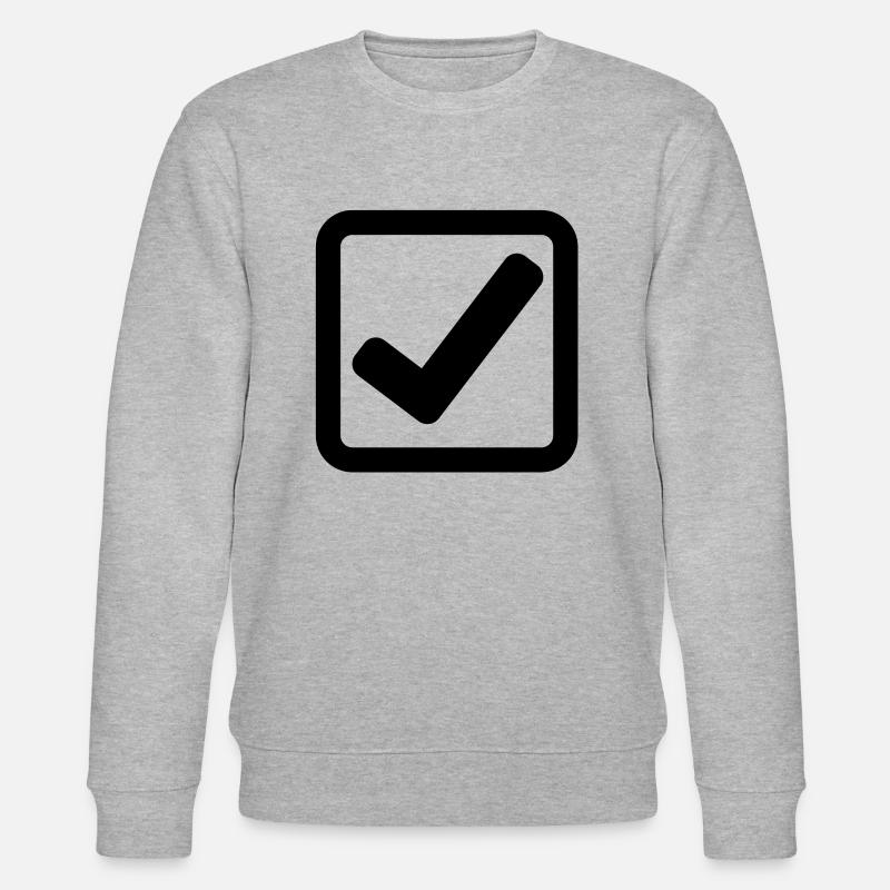 haken - Stanley/Stella Unisex Bio-Sweatshirt CHANGER  - Grau meliert