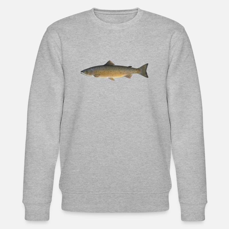 Lachs - Stanley/Stella Unisex Bio-Sweatshirt CHANGER  - Grau meliert