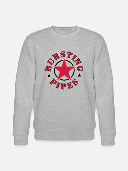 Bursting Pipes - Stanley/Stella Unisex Bio-Sweatshirt CHANGER  - Grau meliert
