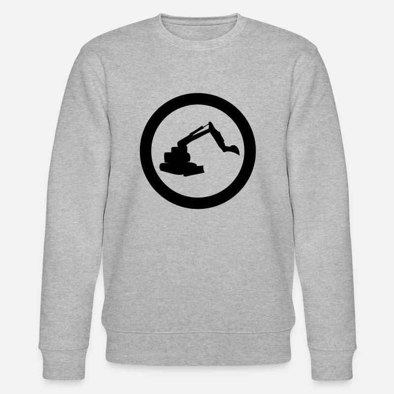 bagger icon - Stanley/Stella Unisex Bio-Sweatshirt CHANGER  - Grau meliert