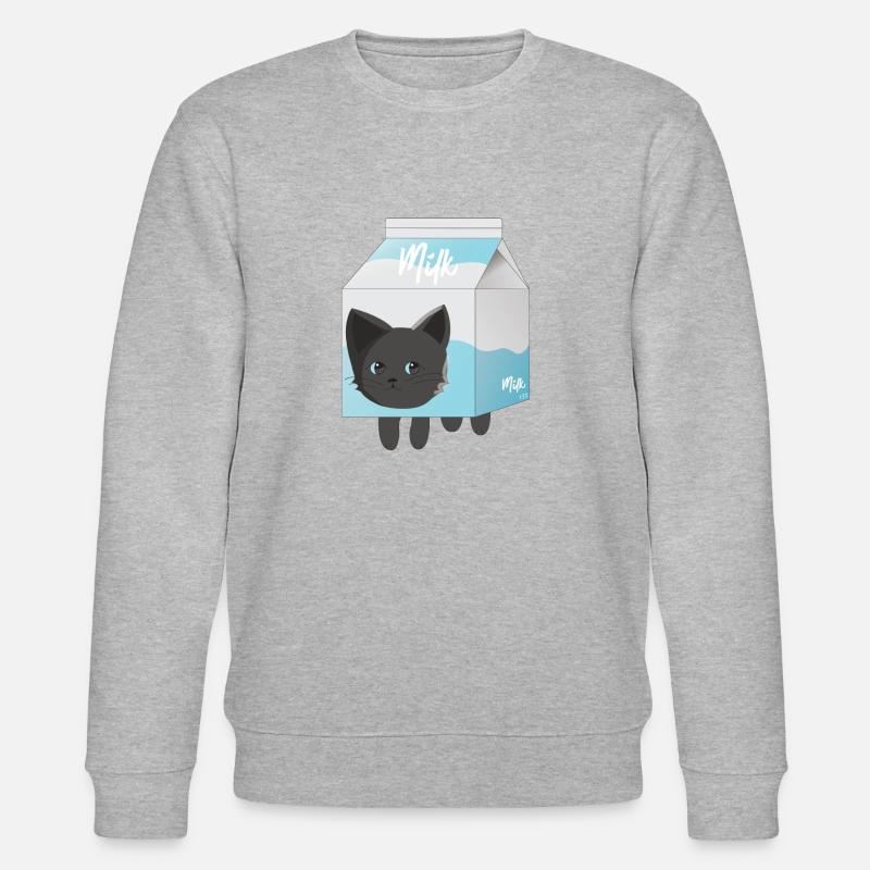Milch - Stanley/Stella Unisex Bio-Sweatshirt CHANGER  - Grau meliert