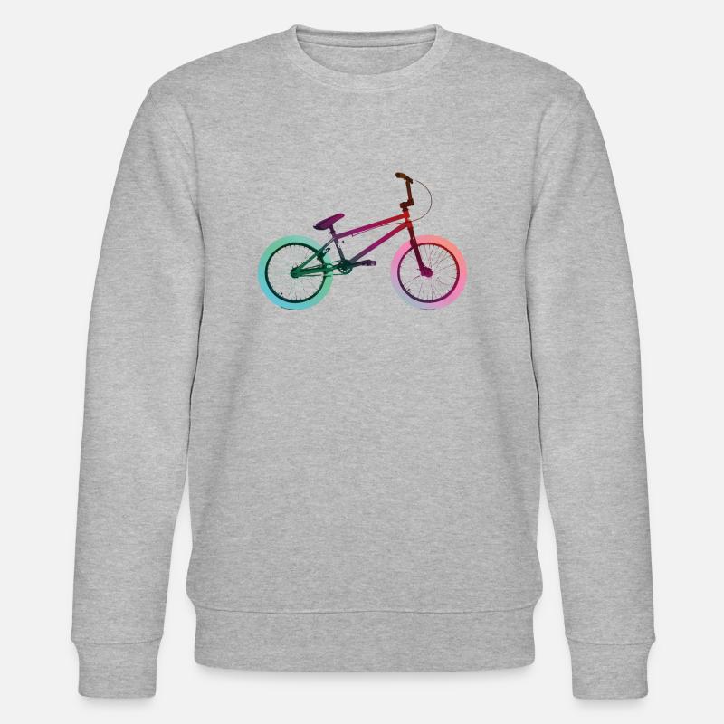Regenbogen BMX - Stanley/Stella Unisex Bio-Sweatshirt CHANGER  - Grau meliert
