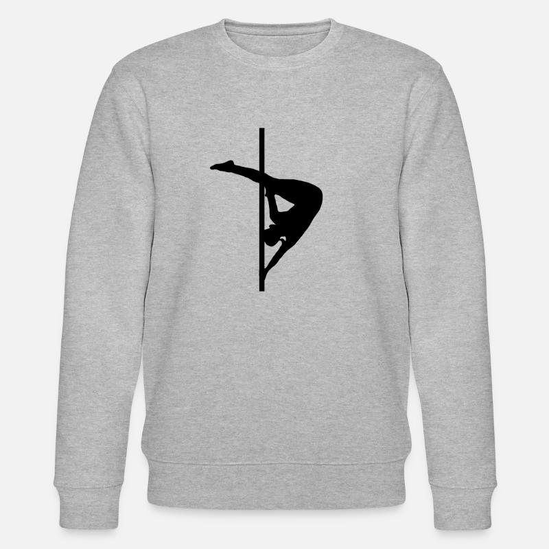 Pole Dance - Stanley/Stella Unisex Bio-Sweatshirt CHANGER  - Grau meliert