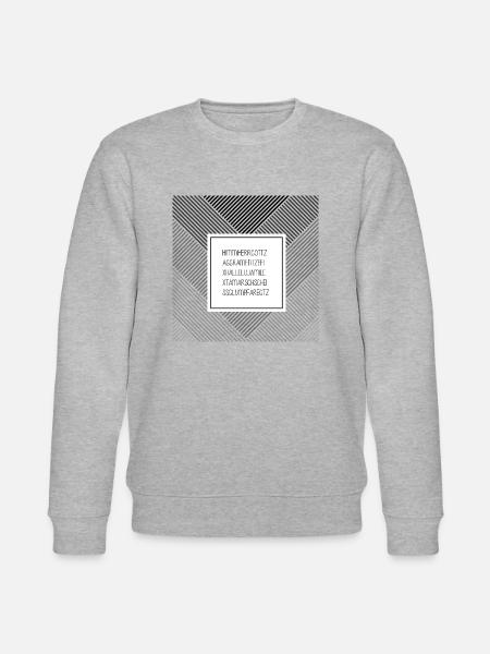 Himmiherrgotzaggramentzefix ..... - Stanley/Stella CHANGER Unisex Organic Sweatshirt - heather grey
