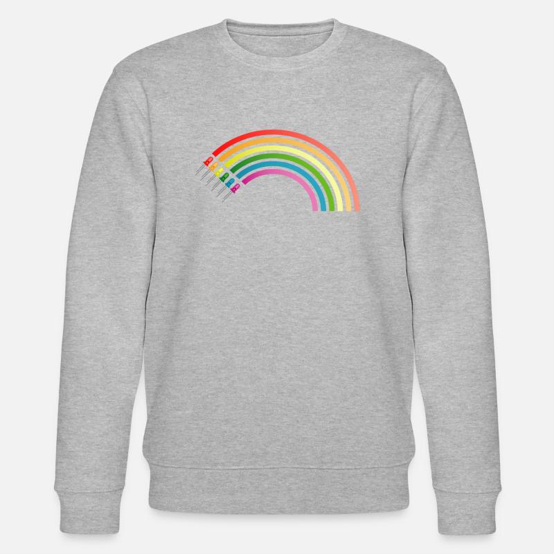 Regenbogen - Stanley/Stella Unisex Bio-Sweatshirt CHANGER  - Grau meliert