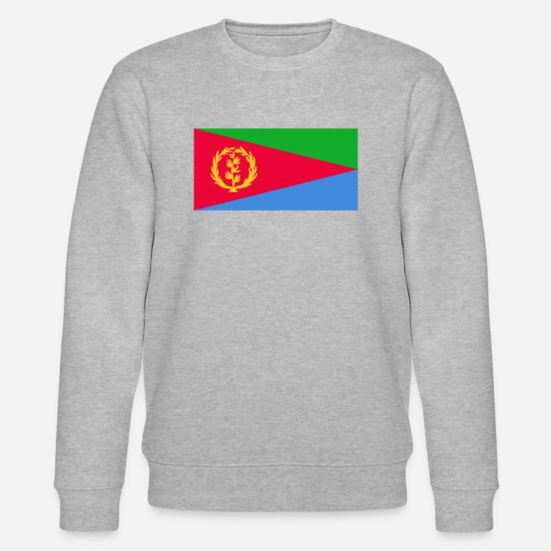 Drapeau de l'Érythrée - Sweat bio CHANGER Stanley/Stella Unisexe - gris chiné