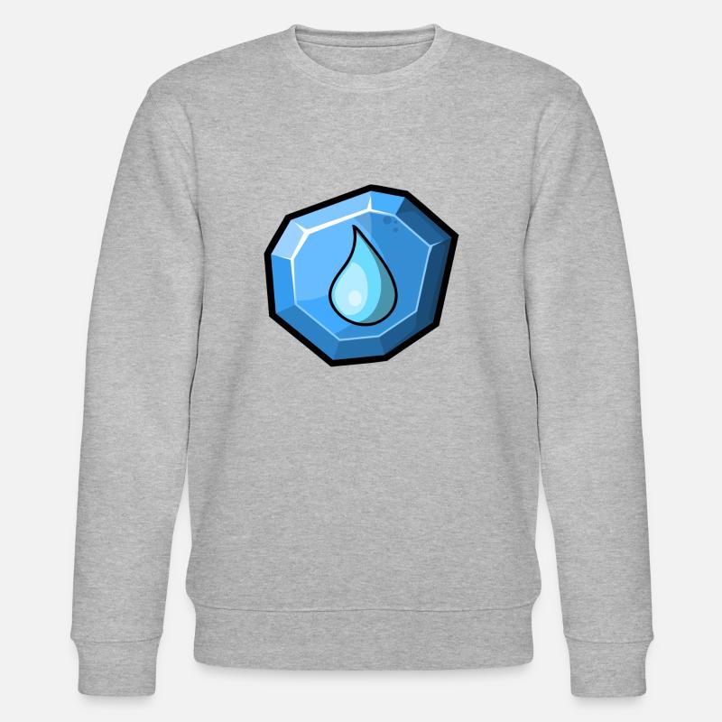 Element: Wasser - Stanley/Stella Unisex Bio-Sweatshirt CHANGER  - Grau meliert