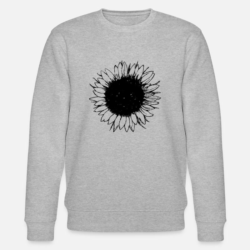 Sonnenblume - Stanley/Stella Unisex Bio-Sweatshirt CHANGER  - Grau meliert