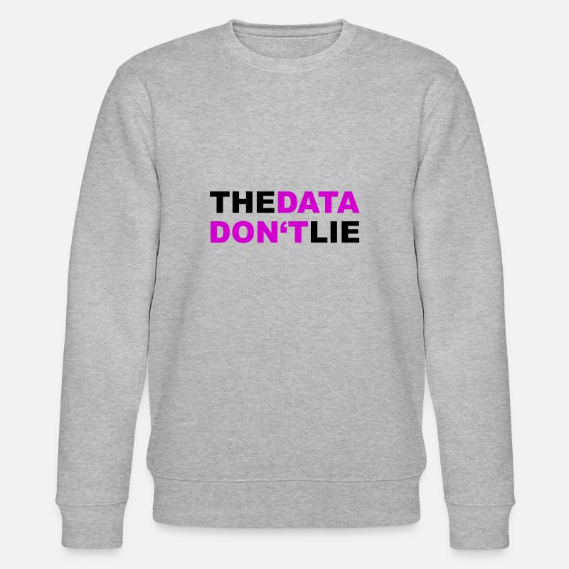 Data Datenschutz DSGVO Geschenk - Stanley/Stella Unisex Bio-Sweatshirt CHANGER  - Grau meliert