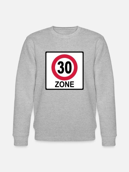 Zone 30 birthday - Stanley/Stella CHANGER Unisex Organic Sweatshirt - heather grey
