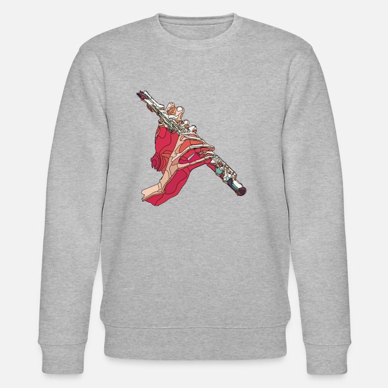 floete - Stanley/Stella Unisex Bio-Sweatshirt CHANGER  - Grau meliert