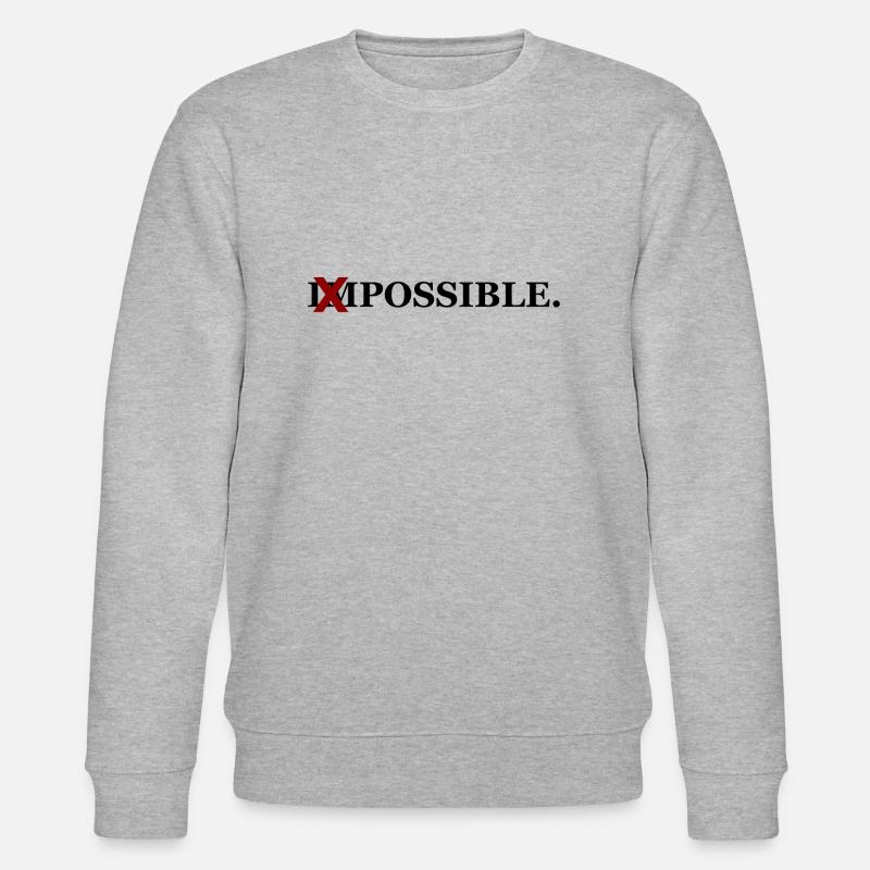 impossible - Sweat bio CHANGER Stanley/Stella Unisexe - gris chiné
