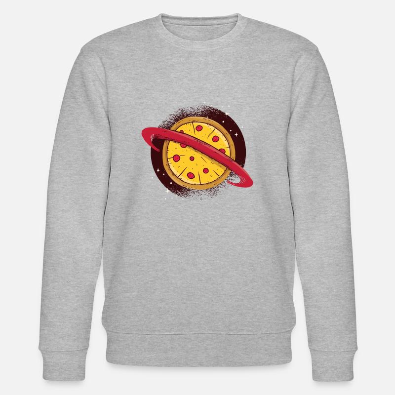 Sky Pizza - Sweat bio CHANGER Stanley/Stella Unisexe - gris chiné