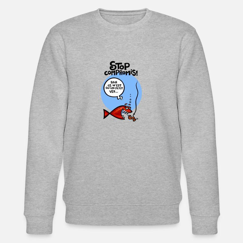 Stop compromis - Sweat bio CHANGER Stanley/Stella Unisexe - gris chiné