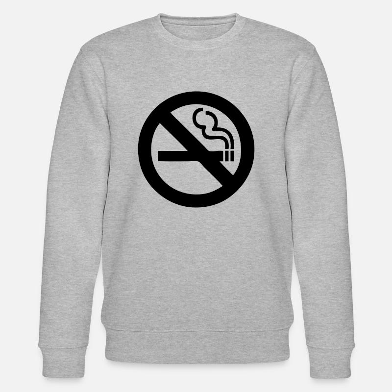 Zigarette - Stanley/Stella Unisex Bio-Sweatshirt CHANGER  - Grau meliert