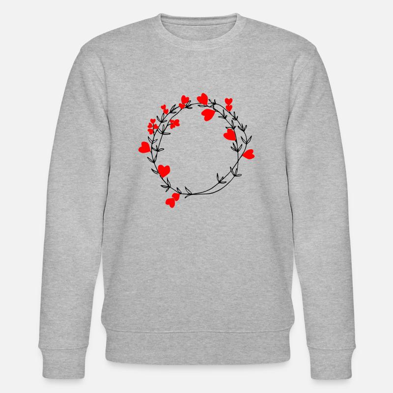 herzlich - Stanley/Stella Unisex Bio-Sweatshirt CHANGER  - Grau meliert