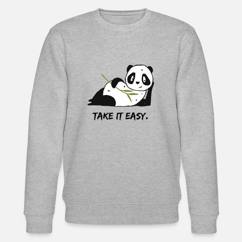 Take it easy. - Sweat bio CHANGER Stanley/Stella Unisexe - gris chiné