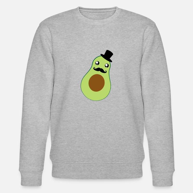 Avocat avec cylindre - Sweat bio CHANGER Stanley/Stella Unisexe - gris chiné