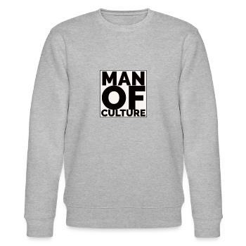 homme de culture - Sweat bio CHANGER Stanley/Stella Unisexe - gris chiné - Devant - Nik (191cm) & Marisol (170cm)