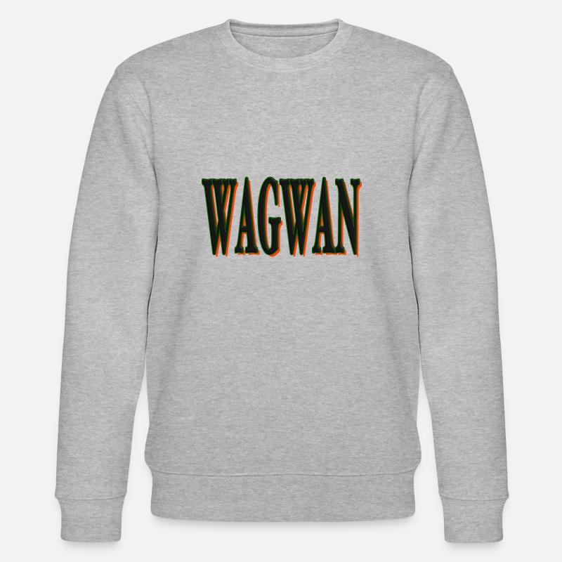 WAGWAN - Stanley/Stella Unisex Bio-Sweatshirt CHANGER  - Grau meliert