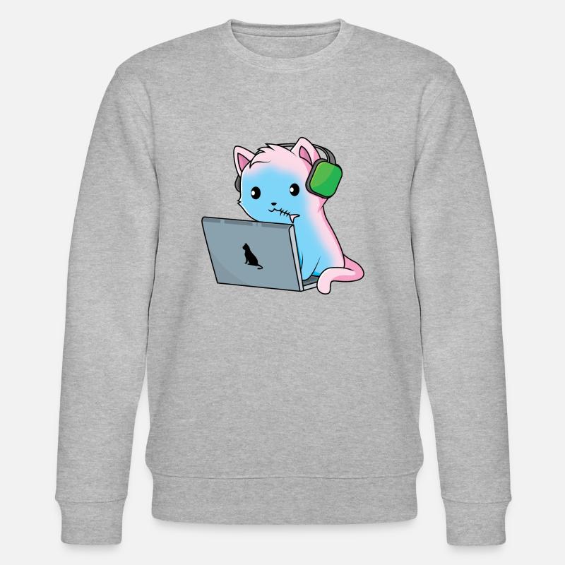 Chat de jeu - Sweat bio CHANGER Stanley/Stella Unisexe - gris chiné