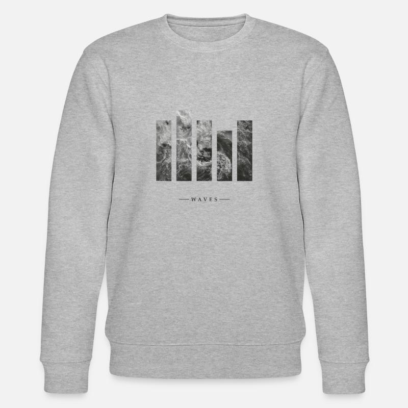 flots - Sweat bio CHANGER Stanley/Stella Unisexe - gris chiné