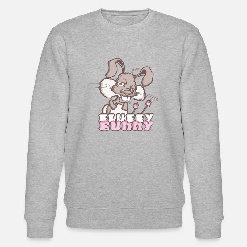 Fluffy Bunny - Sweat bio CHANGER Stanley/Stella Unisexe - gris chiné