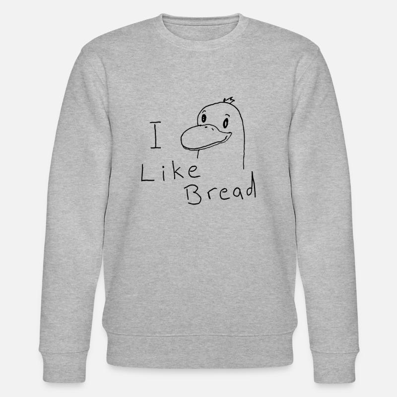J'aime le pain de canard - Sweat bio CHANGER Stanley/Stella Unisexe - gris chiné