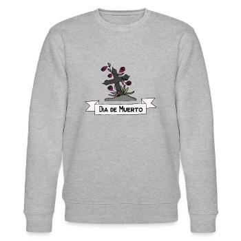 Dia de Muertos - Stanley/Stella Unisex Bio-Sweatshirt CHANGER  - Grau meliert - Vorne - Nik (191cm) & Marisol (170cm)